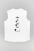 Kurban Bayramı Baskılı Beyaz Unisex Kolsuz Tişört - Tshirt