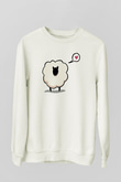 Kurban Bayramı Baskılı Beyaz Unisex Sweatshirt