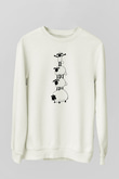 Kurban Bayramı Baskılı Beyaz Unisex Sweatshirt