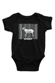 Kurban Bayramı Baskılı Unisex Siyah Bebek Body - Zıbın