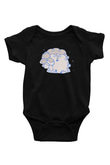 Kurban Bayramı Baskılı Unisex Siyah Bebek Body - Zıbın