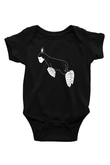 Kurban Bayramı Baskılı Unisex Siyah Bebek Body - Zıbın