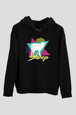 Kurban Bayramı Baskılı Unisex Siyah Hoodie