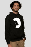 Kurban Bayramı Baskılı Unisex Siyah Hoodie