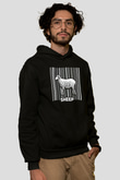 Kurban Bayramı Baskılı Unisex Siyah Hoodie