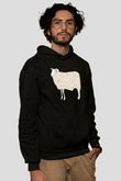 Kurban Bayramı Baskılı Unisex Siyah Hoodie