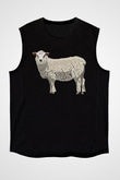 Kurban Bayramı Baskılı Unisex Siyah Kolsuz Tişört - Tshirt