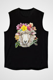 Kurban Bayramı Baskılı Unisex Siyah Kolsuz Tişört - Tshirt