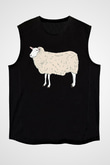 Kurban Bayramı Baskılı Unisex Siyah Kolsuz Tişört - Tshirt