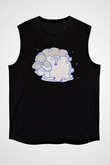Kurban Bayramı Baskılı Unisex Siyah Kolsuz Tişört - Tshirt