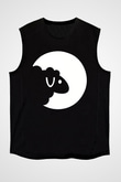 Kurban Bayramı Baskılı Unisex Siyah Kolsuz Tişört - Tshirt