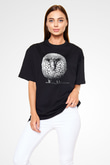 Kurban Bayramı Baskılı Unisex Siyah Oversize Tişört - Tshirt