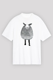 Kurban Bayramı Baskılı Unisex Siyah Oversize Tişört - Tshirt