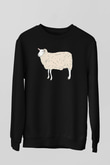 Kurban Bayramı Baskılı Unisex Siyah Sweatshirt
