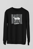 Kurban Bayramı Baskılı Unisex Siyah Sweatshirt