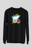 Kurban Bayramı Baskılı Unisex Siyah Sweatshirt