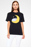 Kurban Bayramı Baskılı Unisex Siyah Tişört - Tshirt