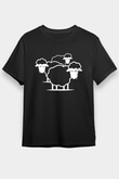 Kurban Bayramı Baskılı Unisex Siyah Tişört - Tshirt