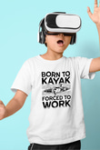 Kürek Baskılı Unisex Beyaz Çocuk Tişört - Tshirt