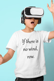 Kürek Baskılı Unisex Beyaz Çocuk Tişört - Tshirt