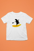 Kürek Baskılı Unisex Beyaz Çocuk Tişört - Tshirt