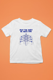 Kürek Baskılı Unisex Beyaz Çocuk Tişört - Tshirt