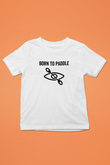 Kürek Baskılı Unisex Beyaz Çocuk Tişört - Tshirt