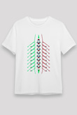 Kürek Baskılı Unisex Beyaz Tişört - Tshirt