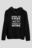 Kürek - Rowing Sport Baskılı Unisex Siyah Hoodie