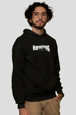 Kürek - Rowing Sport Baskılı Unisex Siyah Hoodie