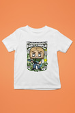 Kurt Cobain Baskılı Unisex Beyaz Çocuk Tişört