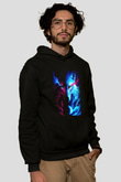 Kurt Siyah Unisex Hoodie