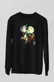 Kurt Siyah Unisex Sweatshirt
