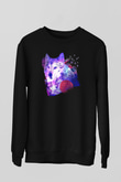 Kurt Siyah Unisex Sweatshirt