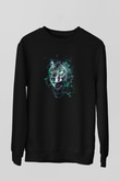 Kurt Siyah Unisex Sweatshirt