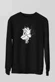 Kurt Siyah Unisex Sweatshirt