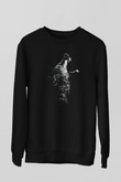 Kurt Siyah Unisex Sweatshirt