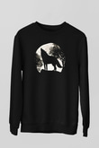 Kurt Siyah Unisex Sweatshirt