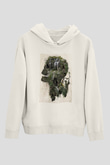 Kuru Kafa OrmanıBeyaz  Unisex Hoodie