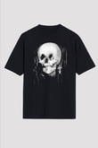 Kurukafa Ayna Baskılı Unisex Beyaz Tshirt