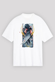 Kuş Beyaz Unisex Tişört T-Shirt - TişörtFabrikası