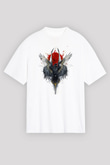 Kuş Beyaz Unisex Tişört T-Shirt - TişörtFabrikası