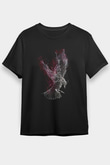 Kuş Siyah Unisex Tişört T-Shirt - TişörtFabrikası