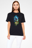 Kuş Siyah Unisex Tişört T-Shirt - TişörtFabrikası