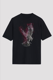 Kuş Siyah Unisex Tişört T-Shirt - TişörtFabrikası