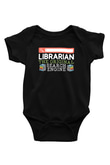 Kütüphaneci Siyah Bebek Body - Zıbın