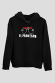 La casa de papel Siyah Unisex Hoodie