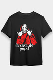 La casa de papel Siyah Unisex Tişört T-Shirt