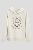 La Dispute Beyaz Unisex Kapüşonlu Sweatshirt