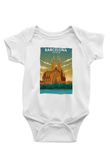 La Sagrada Familia Beyaz Bebek Body - Zıbın